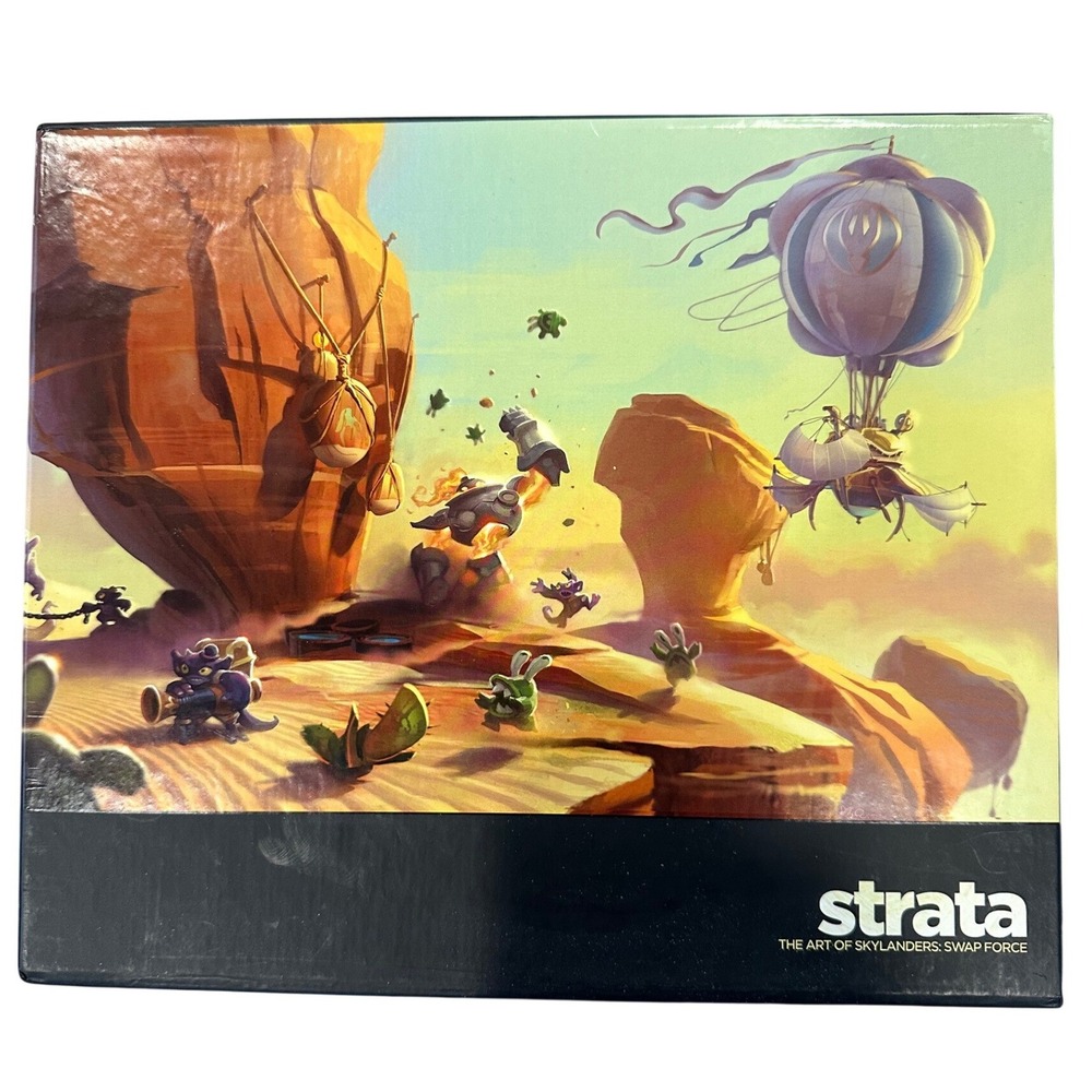 Strata Skylanders Swap Force Art Book Hardcover Multi Character Concept Art RARE